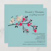 Invitation moderne de Fête de la mariée (Devant / Derrière)