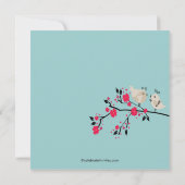 Invitation moderne de Fête de la mariée (Dos)