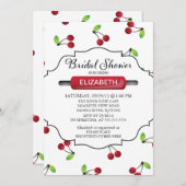 Invitation moderne de Fête de la mariée de cuisine (Devant / Derrière)