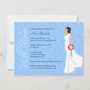 Invitation moderne de Fête de la mariée d'élégance