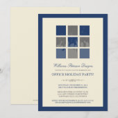 Invitation moderne de fête de vacances de bureau (Devant / Derrière)