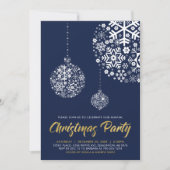 Invitation moderne de fête de vacances d'hiver Nav (Devant)
