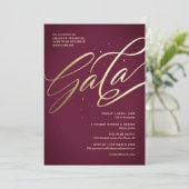 Invitation Moderne de Gala (Debout devant)