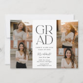 Invitation Moderne de l'inclinaison | Collage de photos (Devant)