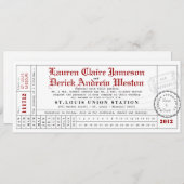 Invitation moderne de longueur de thé de carte (Devant / Derrière)