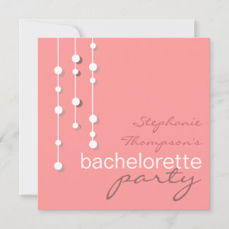 Invitation moderne de partie de Bachelorette de