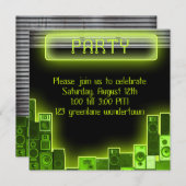 Invitation moderne de partie de musique (Devant / Derrière)