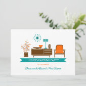 Invitation moderne de partie de pendaison de (Debout devant)