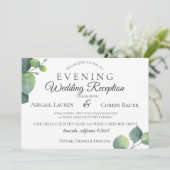 Invitation moderne de réception de mariage (Debout devant)