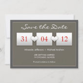 invitation moderne de save the date (Devant)