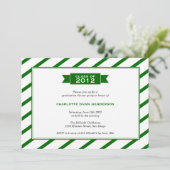 Invitation moderne d'obtention du diplôme de (Debout devant)