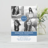 Invitation moderne d'obtention du diplôme de 4 (Debout devant)