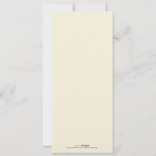 Invitation moderne d'ouverture officielle de blocs (Dos)