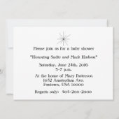 Invitation moderne du milieu du siècle (Dos)