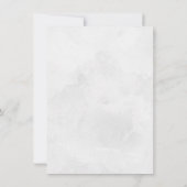 Invitation Moderne Dusty argent élégant style Mariage Inviter (Dos)