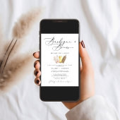 Invitation Moderne Edgy Sa & Ses Calligraphie BBQ & Brews