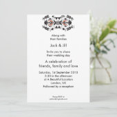 Invitation Moderne Édouardien 5x7 (Debout devant)