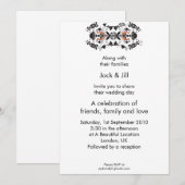 Invitation Moderne Édouardien 5x7 (Devant / Derrière)