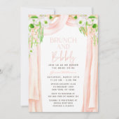 Invitation Moderne Elégant aquarelle Floral Bridal Brunch (Devant)