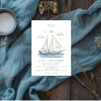 Moderne Elegant Aquarelle Voile Mariage