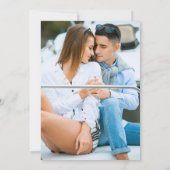 Invitation Moderne Elégant Aquarelle Voile Yacht (Dos)