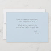 Invitation Moderne Elegant Beach Arbor Be My Maid of Honor (Dos)