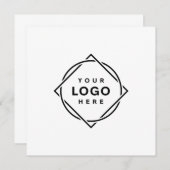 Invitation moderne, élégant et personnalisable (Devant / Derrière)