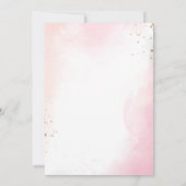 Invitation Moderne Elegant Floral Chic Mariage (Dos)