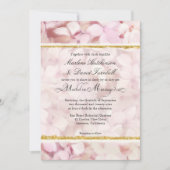 Invitation Moderne Elégant Floral Hydrangea Fleurs Mariage (Devant)