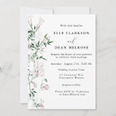 Invitation Moderne Elegant Mariage de lavande Jasmine (Devant)