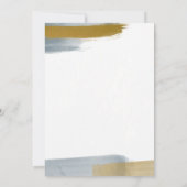 Invitation Moderne Elégant Quarante-40ème anniversaire fête (Dos)