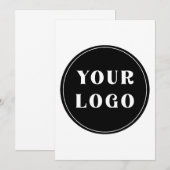 Invitation Moderne, Élégant, stylé, & Personnalisable (Devant / Derrière)