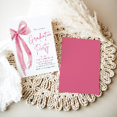 Invitation Moderne Elégant tendance Stylish Bow