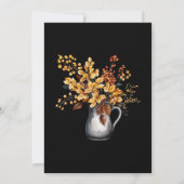 Invitation Moderne Élégant Thanksgiving Friendsgiving (Dos)