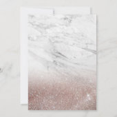 Invitation moderne élégante douche nuptiale (Dos)