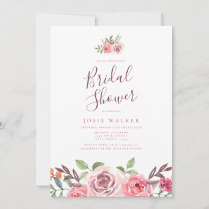 Invitation moderne, élégante douche nuptiale