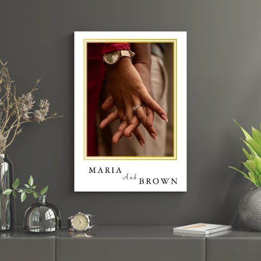 Invitation Moderne Élégante Minimaliste Mariage Éditable
