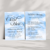 Invitation Moderne Elle Est Sur Cloud 9 Bachelorette Week-end