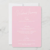 Invitation Moderne Elle se marie avec un nœud papillon enterr (Dos)