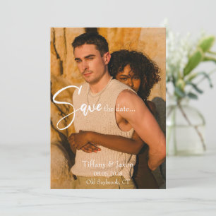 Invitation Moderne Enregistrer La Date