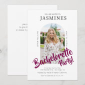 Invitation moderne et audacieuse pour une soirée d (Devant / Derrière)