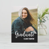 Invitation Moderne et branché Diplôme photo Décontracté (Debout devant)