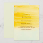 Invitation moderne et élégante de baby shower aqua (Devant / Derrière)