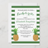 Invitation moderne et verdoyant pour ananas (Devant)