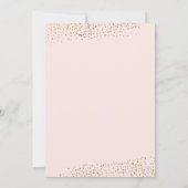 Invitation Moderne Eucalyptus fille Christening (Dos)