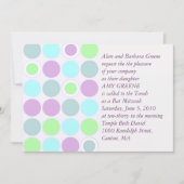 Invitation moderne faite sur commande de bat (Devant)