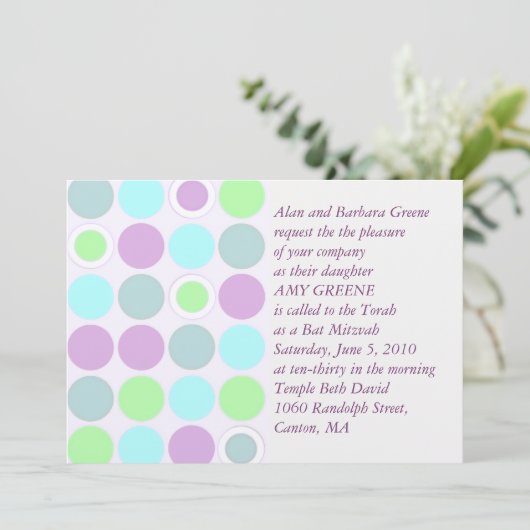 Invitation moderne faite sur commande de bat (Debout devant)