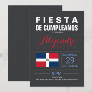Invitation Moderne : Fête de la République dominicaine
