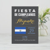 Invitation Moderne : Fête El Salvador (Debout devant)