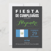 Invitation Moderne : Fête Guatemala (Devant)